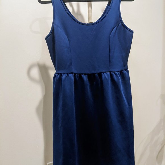 Royal Blue Skater Dress - Picture 2 of 3